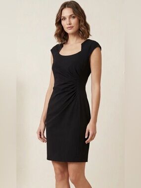 Calvin Klein New With Tags Women’s Black Cinched Waist Mini Dress